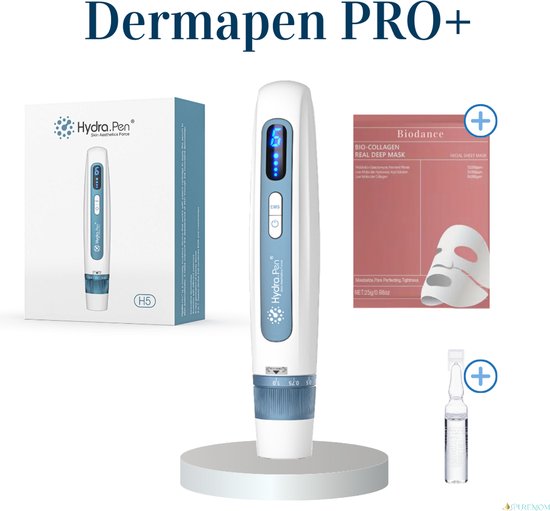 Dermapen - Microneedling Pen 3 in 1 met Serum Infusie en EMS – Professionele Huidverbetering