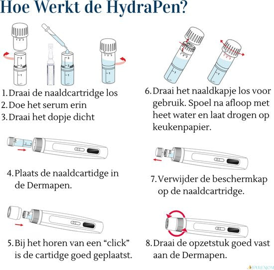 Dermapen - Microneedling Pen 3 in 1 met Serum Infusie en EMS – Professionele Huidverbetering