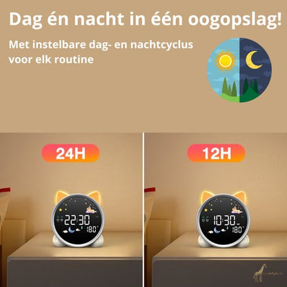 Slaaptrainer & Kinderwekker met Nachtlampje