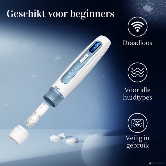 Dermapen - Microneedling Pen 3 in 1 met Serum Infusie en EMS – Professionele Huidverbetering