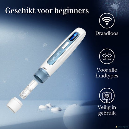Dermapen - Microneedling Pen 3 in 1 met Serum Infusie en EMS – Professionele Huidverbetering