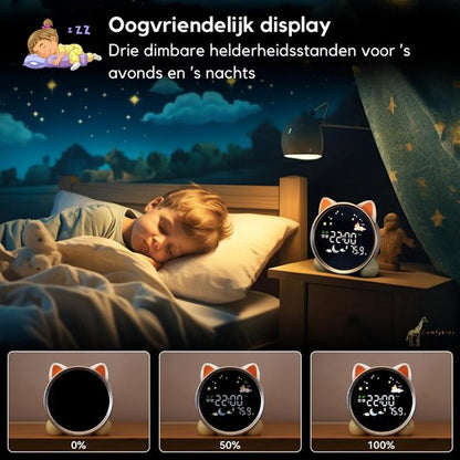 Slaaptrainer & Kinderwekker met Nachtlampje