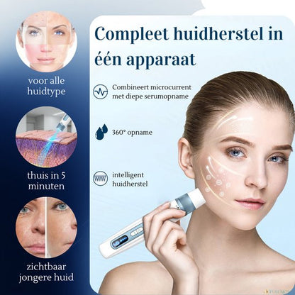 Dermapen - Microneedling Pen 3 in 1 met Serum Infusie en EMS – Professionele Huidverbetering