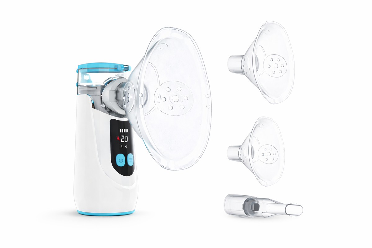 Professionele LED Vernevelaar met 3 Mondstukken voor het Hele Gezin