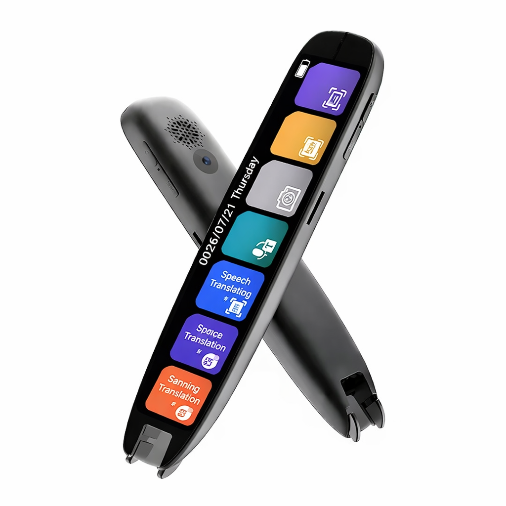 Slimme Vertaalpen met Camera, Scanfunctie & Spraakvertaling – Touchscreen Taal Translator