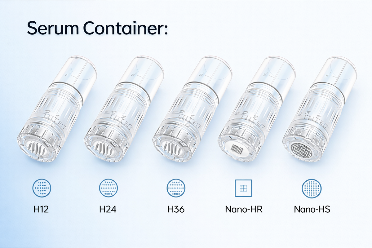 Microneedling Cartridges – 5 Steriele Naaldmodules voor Dermapen